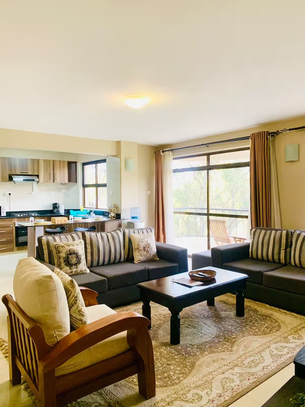Two Bedroom Apartment furnished interior at Emilia Apartments, view 2