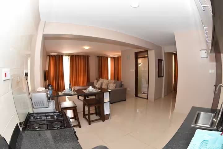 Studio Apartment furnished interior at Emilia Apartments, view 6